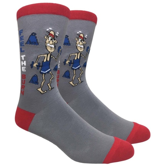 Other - Men's Feel The Burn Novelty Dress Socks